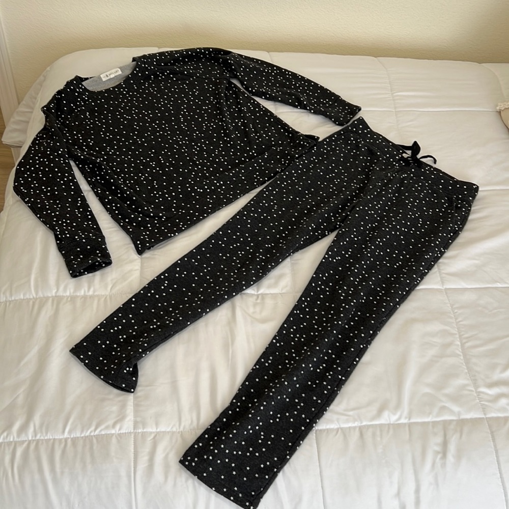 Lou & Grey Star Print Sweats Outfit, Size XS
